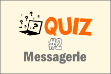 quiz messagerie